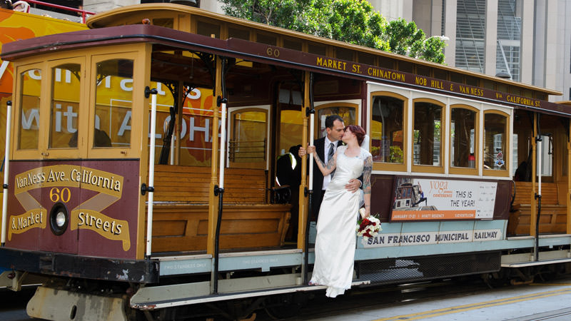 San Francisco Cable Car Wedding